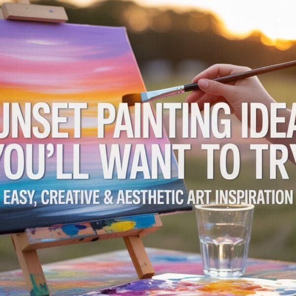 sunset paiting ideas