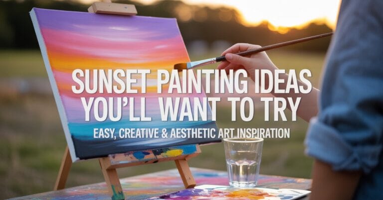 sunset paiting ideas