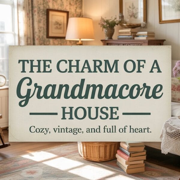 grandmcore cozy livingroom