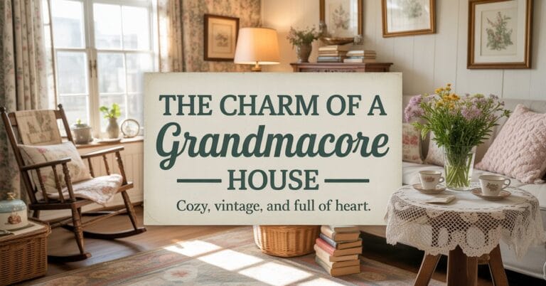 grandmcore cozy livingroom