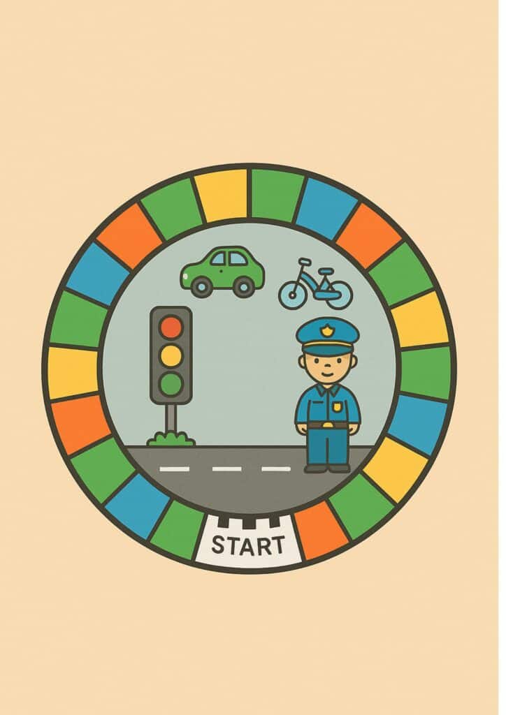 jogo do dia do transito tabuleiro