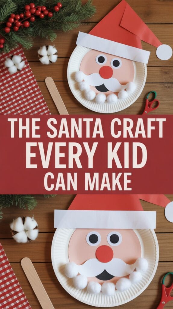 colorful paper snowflakes at a cozy Christmas table, glitter around.