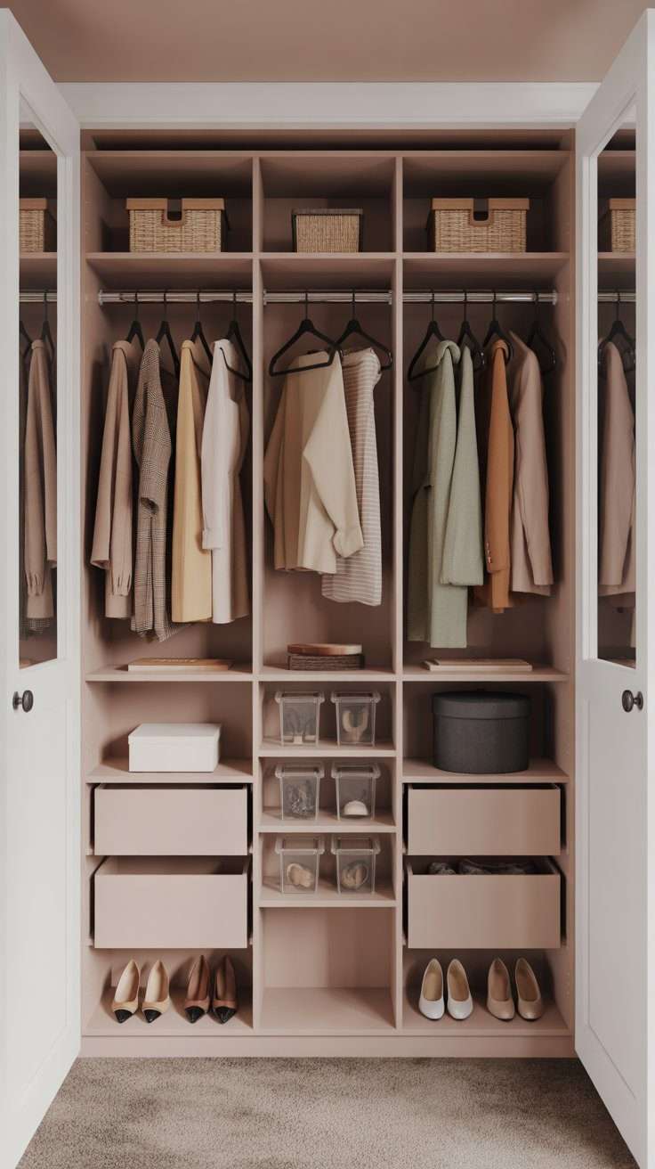 Photo inspiration: Visual Reference: 10 Genius Space Saving Ideas For Small Closet That Actually