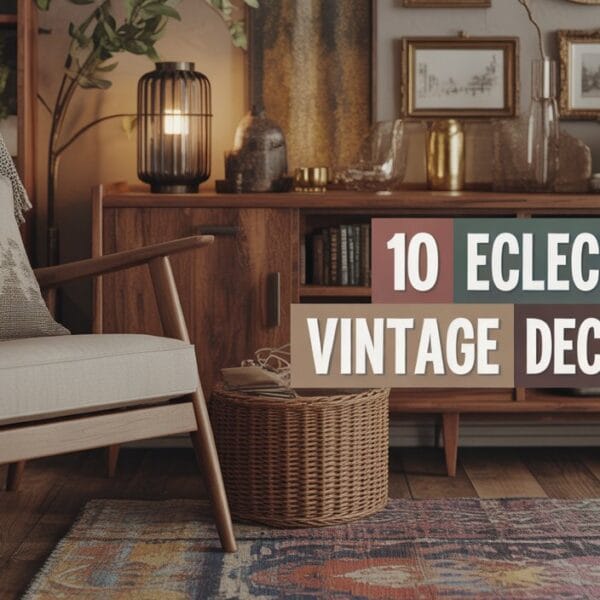 eclectic vintage decor home