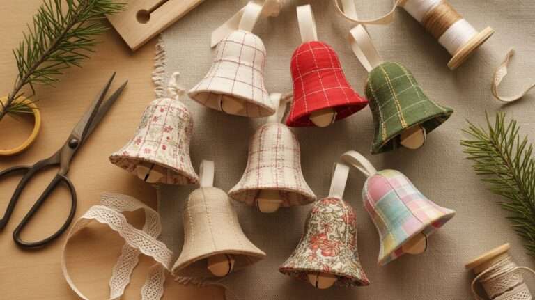 patchwork christmas bell ideas