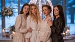 For women with direfent colors winter wedding dress