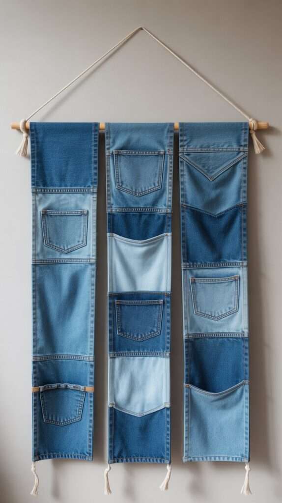 denin hanging banner