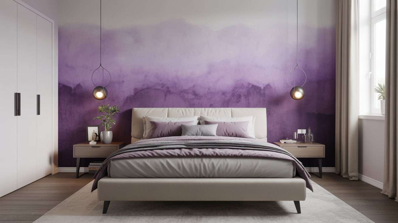 cute purple bedroom