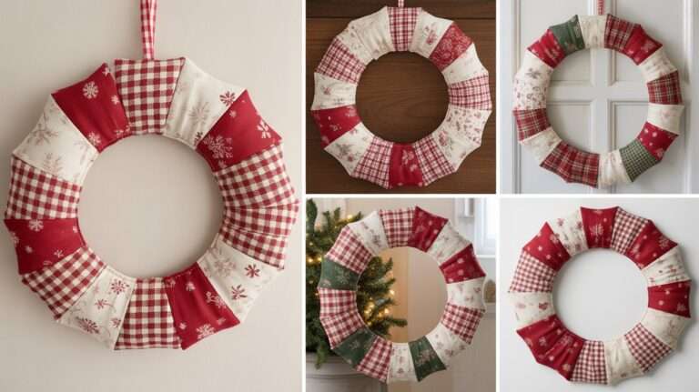patchwork christmas-wreaths ideas