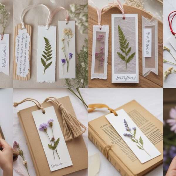 DIY Pressed Flower Bookmarks