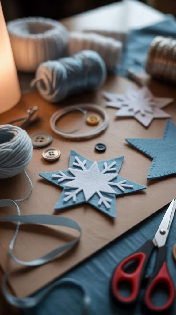 felt Snowflake