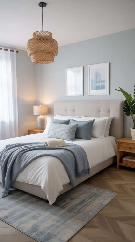 light blue idea bedroom