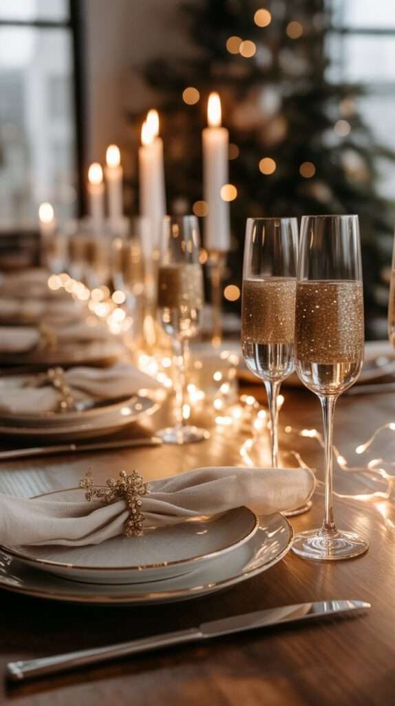 new years table decor ideas
