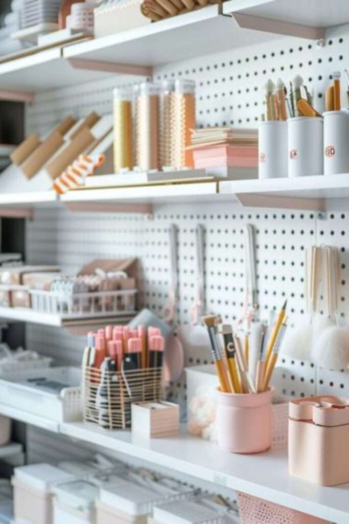 pegboard organization