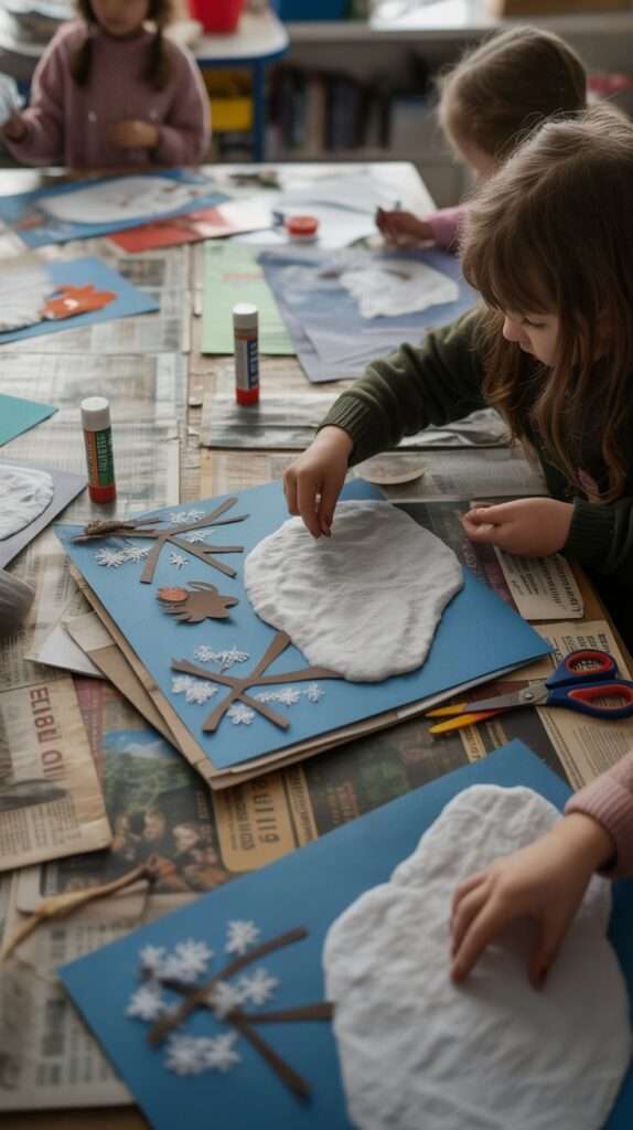 recicle wnter collage