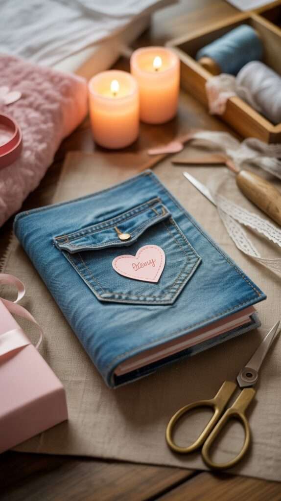 denim cover book