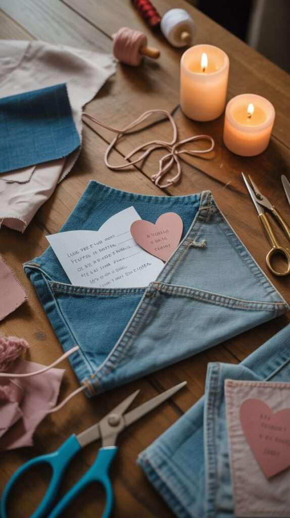 denim memory envelope