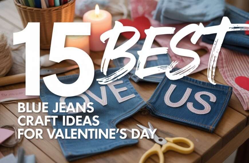 15 Best Blue Jeans Craft Ideas for Valentine’s Day