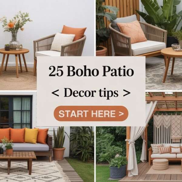 15 Boho Outdoor Patio Decor Tips to Create a Cozy Outdoor Oasis