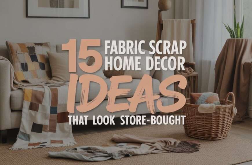 15 Fabric Scrap Home Decor Ideas That Look Store-Bought