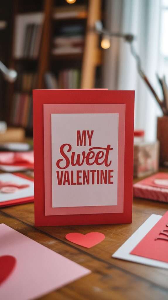 My sweet valentine card