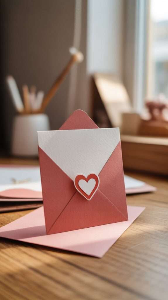 Envelope style valentines days