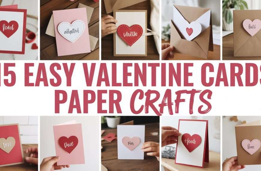 15 Cute Handmade Valentine Cards Paper Crafts