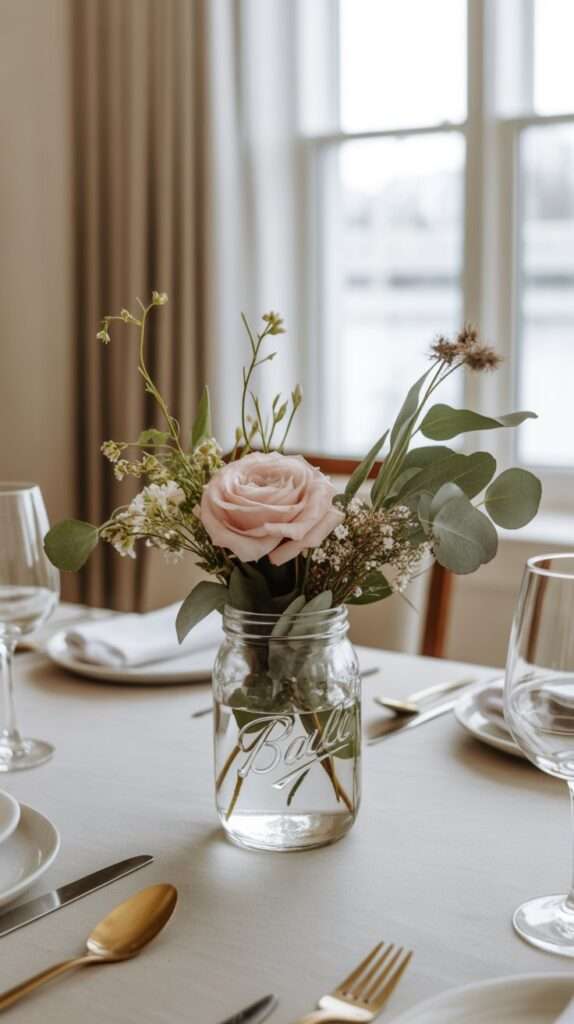 mason jar centerpiece