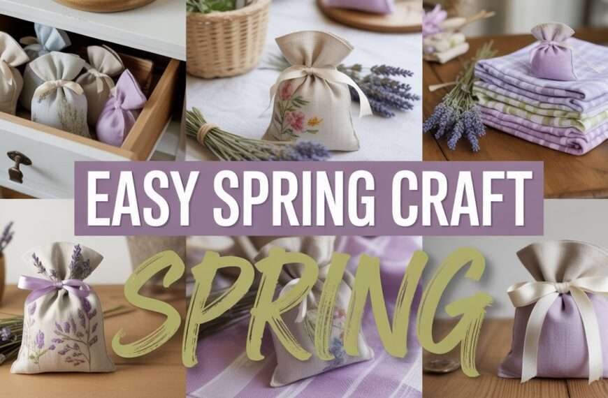 Easy spring fabric craft