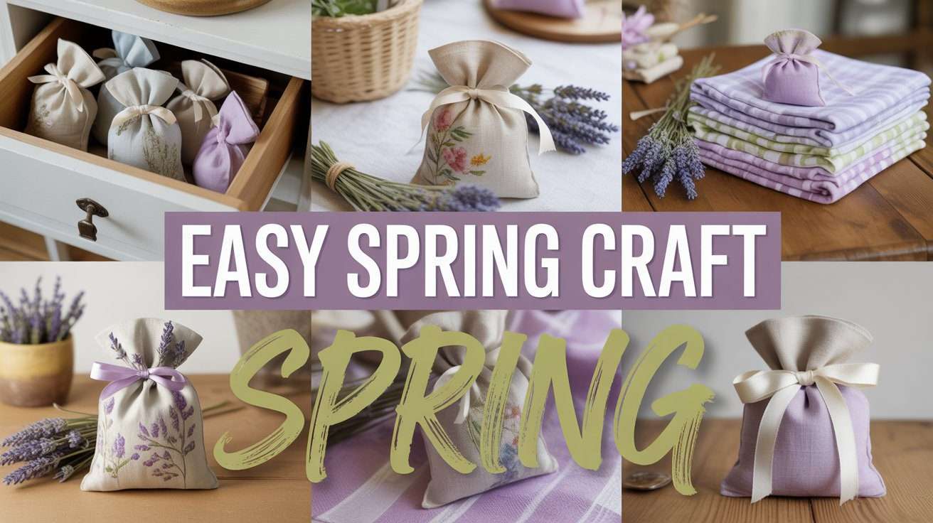 Easy spring fabric craft