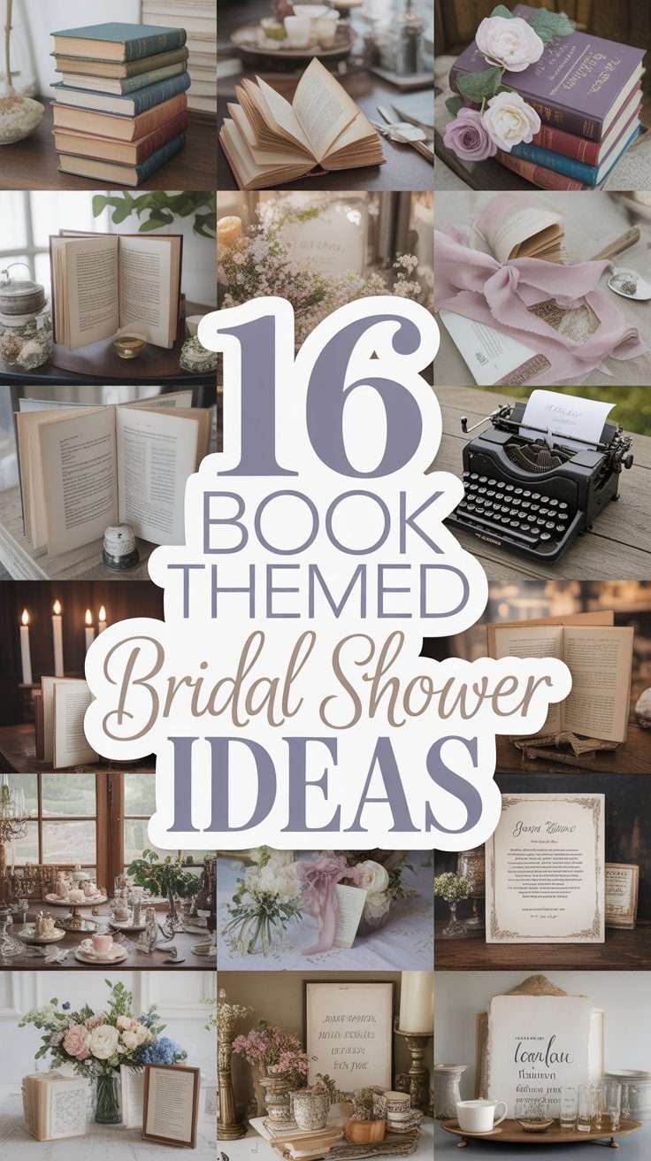 book themed bridal shower ideas