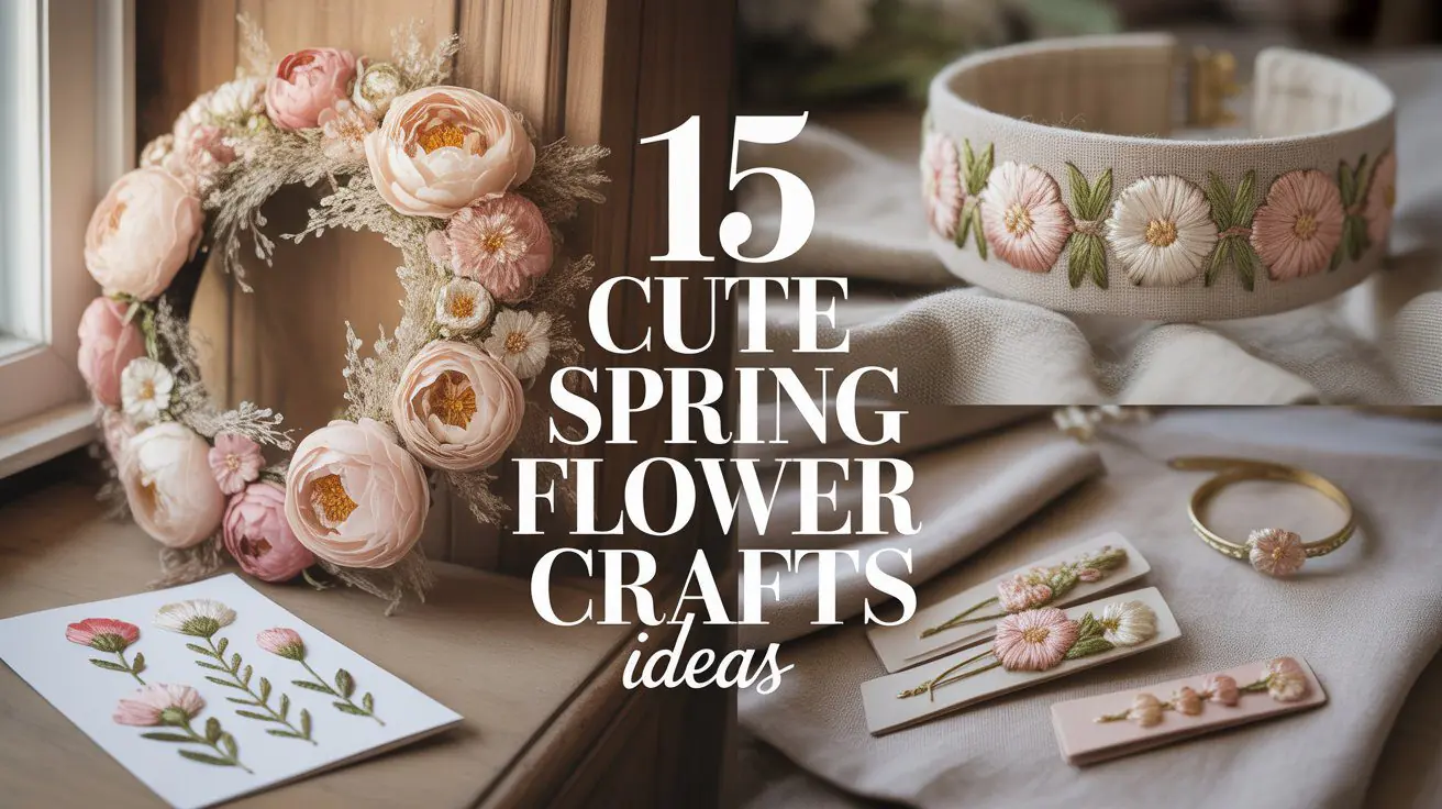 cute spring flower crafts