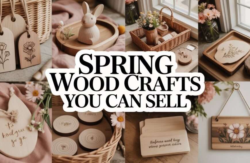 15 Spring Wood Crafts You Can Sell for Extra Income