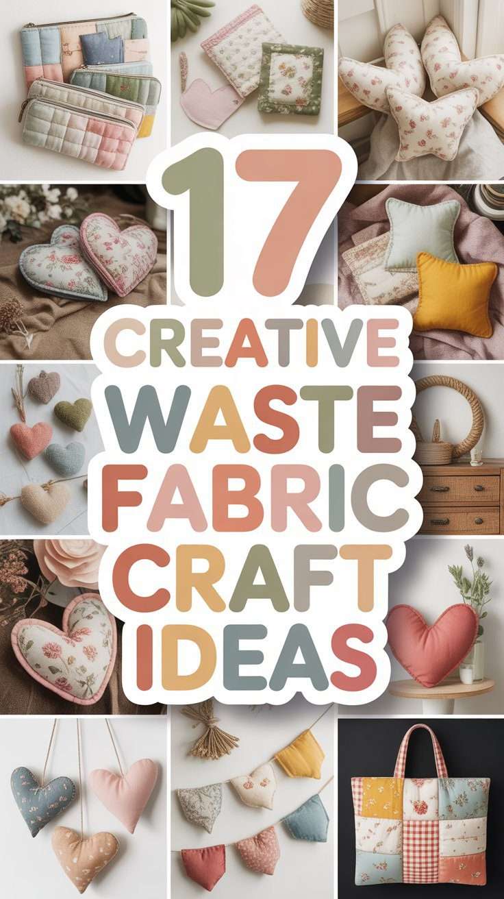 Creative Waste Fabric Craft Ideas