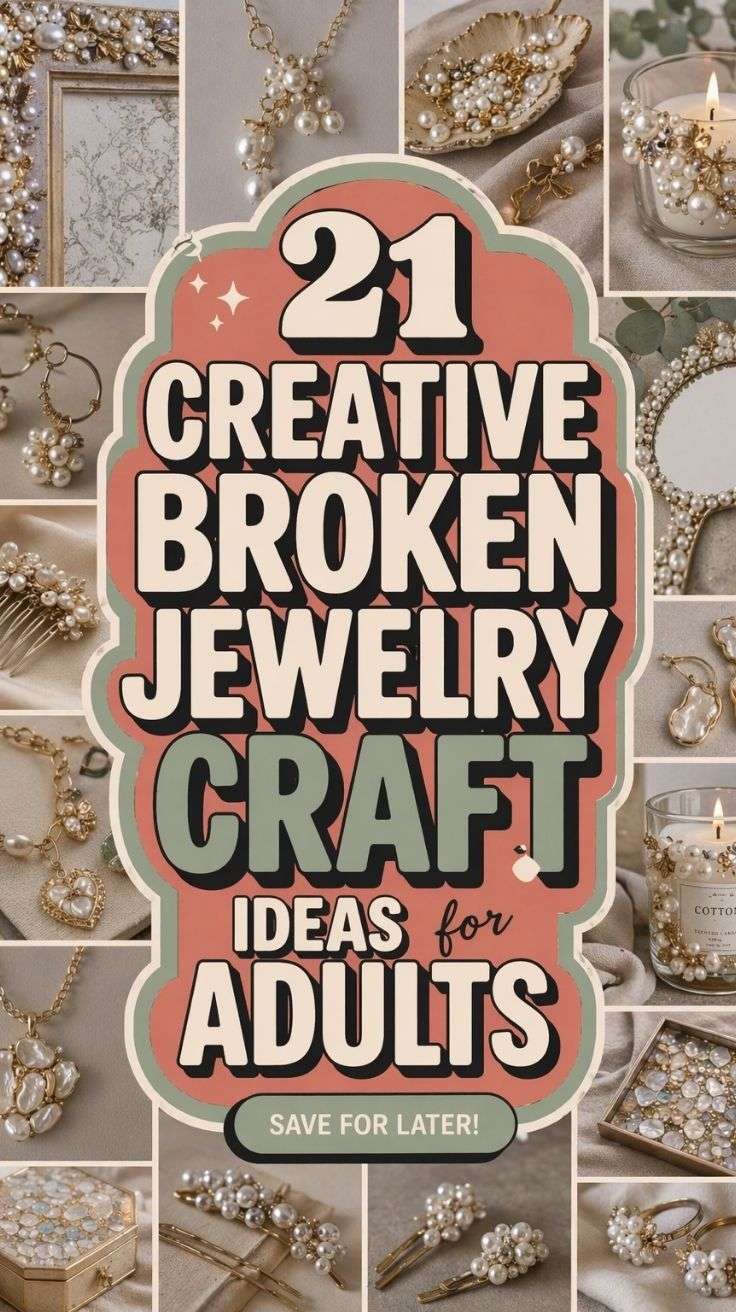 broken jewelry crafts ideas