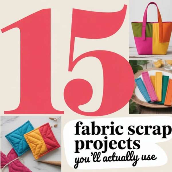 15 Things to Sew With Fabric Scraps Instead of Throwing Them Away
