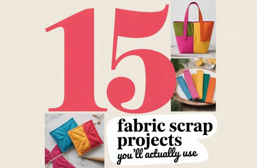 15 Things to Sew With Fabric Scraps Instead of Throwing Them Away