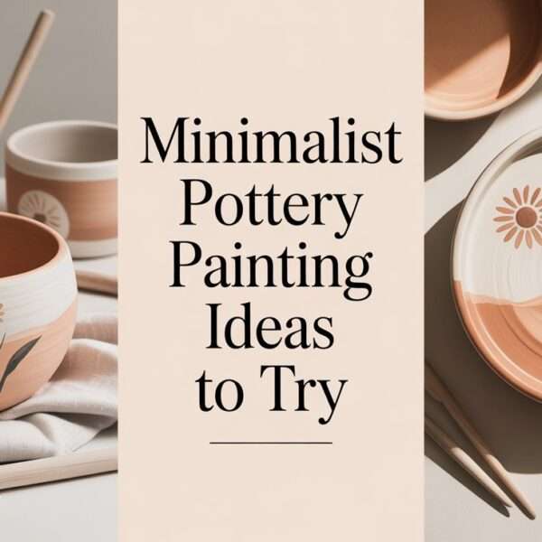 21 Simple Minimalist Pottery Painting Ideas for Beginners