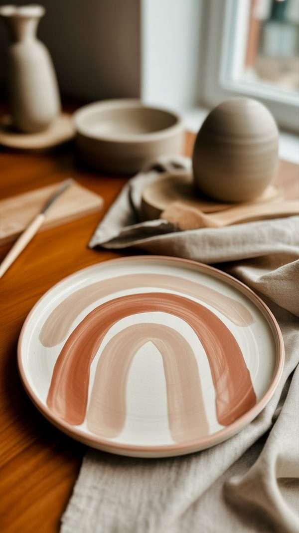 21 Simple Minimalist Pottery Painting Ideas for Beginners