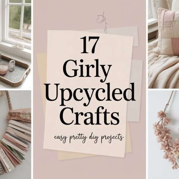 17 Girly Upcycled Crafts You Can Make from Old Things