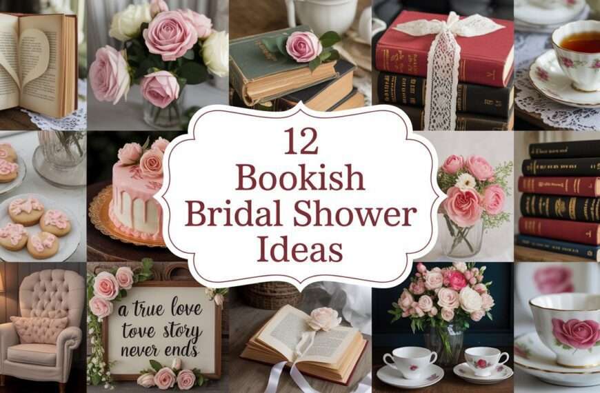 12 Bookish Bridal Shower Ideas for a Romantic Party