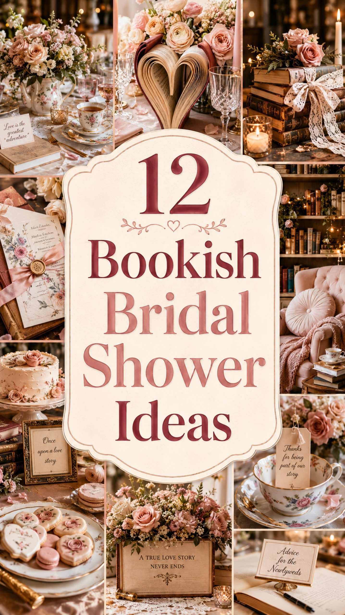bookish bridal shower