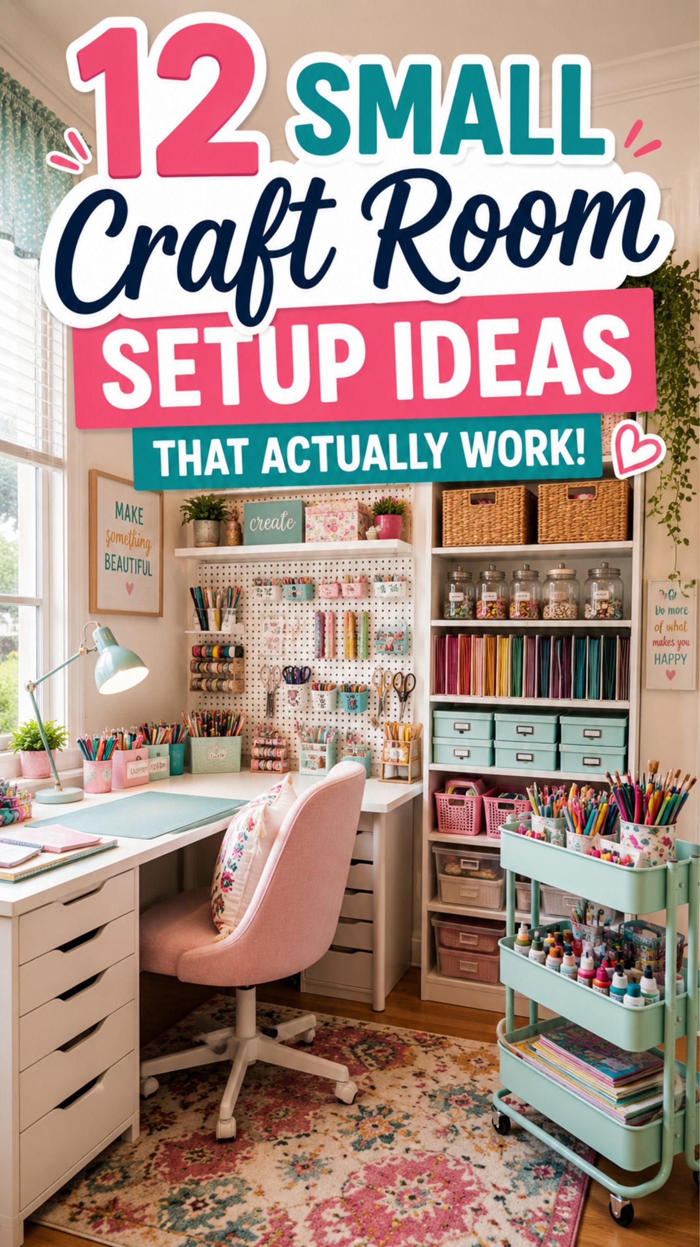Small Craft Room Setup Ideas 
