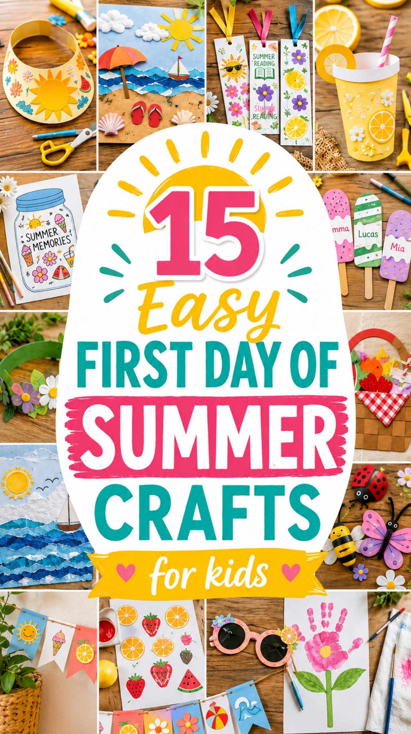 First day of summer crafts 