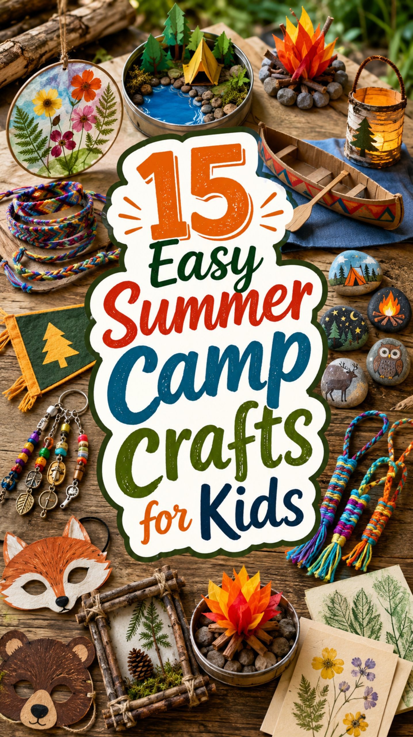 summer camp crafts for kids
