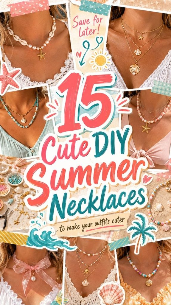 Cute DIY Summer Necklace Ideas