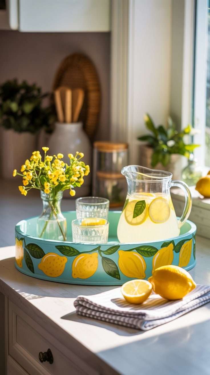 tray dollar tree summer craft 