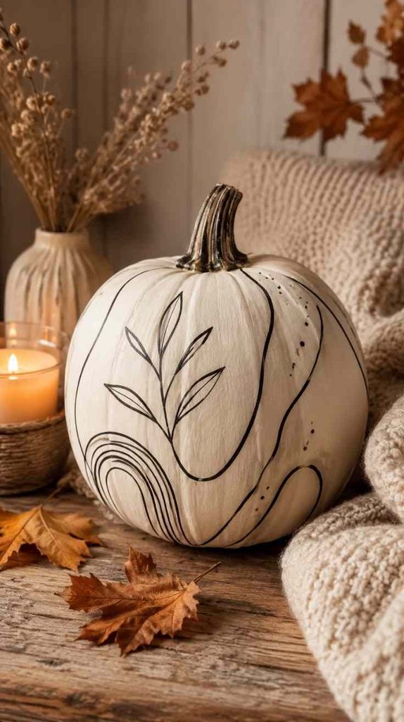Minimalist Pumpkin Painting Ideas